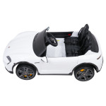 Elektrické autíčko Porsche Taycan Turbo S - dvojmiestne - biele